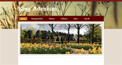 Desktop Screenshot of kingadenium.net